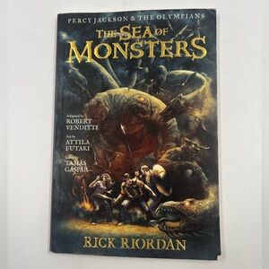 The Sea Of Monsters Percy Jackson Graphic Novel Book Paperback